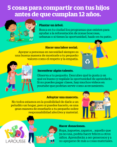 5 cosas para compartir con tus hijos antes de que cumplan 12 años