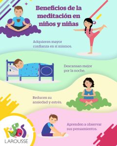 Beneficios de la meditación en niños y niñas